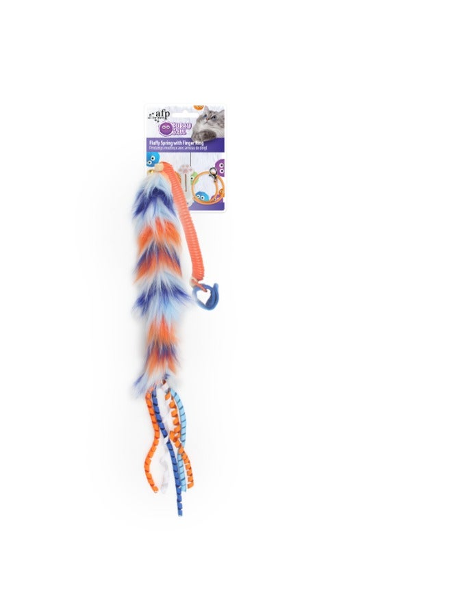 أوول فور بوز كرة فروية زنبركية مع خاتم إصبع برتقالي - Image 1