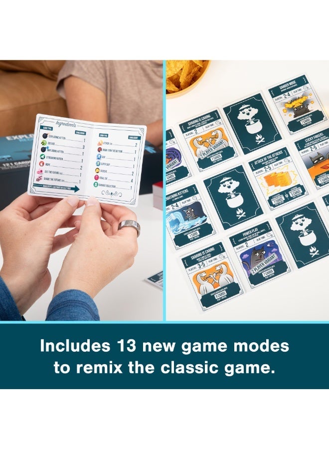 إكسبلودنج كيتنز لعبة بطاقات Exploding Kittens Recipes for Disaster مجموعة ألعاب ممتعة تحتوي على 121 بطاقة للعائلة والأصدقاء +7 سنوات من 2 إلى 5 لاعبين - Image 5
