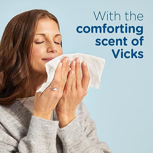Puffs Plus Lotion with Vicks Facial Tissues 4 Cubes 48 Tissues per Box 192 Tissues - Image 5