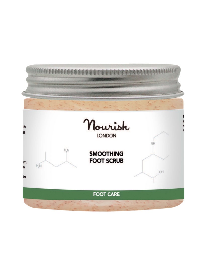 Nourish London Smoothing Foot scrub (Peppermint/Eucalyptus/Almond shell) 