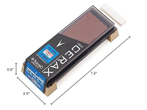 Suehiro New Cerax Double-Sided Whetstone (Medium & Medium Rough) Cr-1800 - Image 3