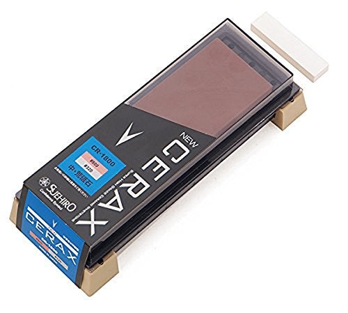 Suehiro New Cerax Double-Sided Whetstone (Medium & Medium Rough) Cr-1800 - Image 1