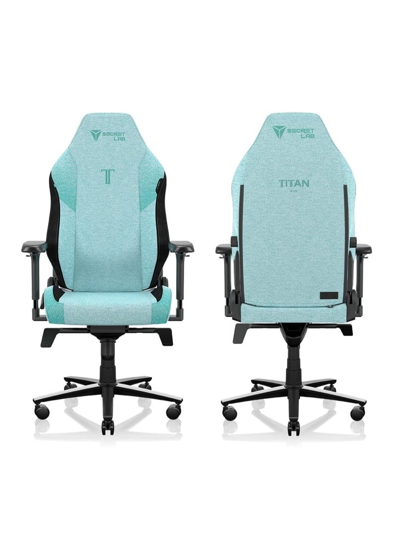 Secretlab Secretlab Titan Evo Mint Green Gaming Chair - Reclining - Ergonomic & Comfortable Computer Chair with 4D Armrests - Magnetic Head Pillow & 4-Way Lumbar Support - Regular - Green - Fabric  - Image 2