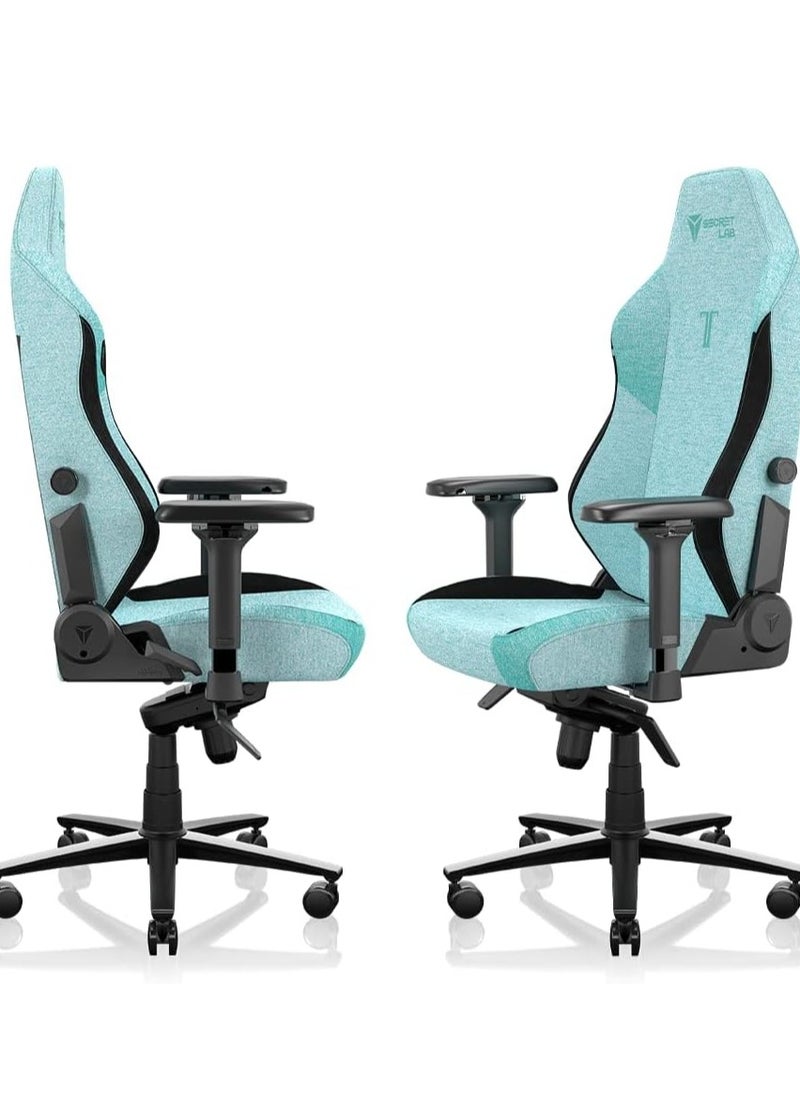Secretlab Secretlab Titan Evo Mint Green Gaming Chair - Reclining - Ergonomic & Comfortable Computer Chair with 4D Armrests - Magnetic Head Pillow & 4-Way Lumbar Support - Regular - Green - Fabric  - Image 3