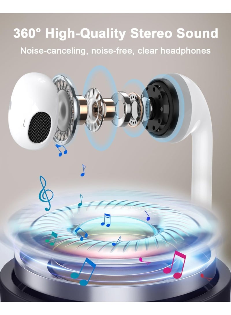 Youque USB C Earpods, Headphones for iPhone 17/16/15 Series, In Ear Type C Wired Earphones, HiFi Stereo Wired Headphones USB C with Microphone &Volume Control for Samsung Galaxy S26/S25/S24/S23/S22/S21/FE/iPad Pro/Huawei/Google Pixel and More White - Image 5