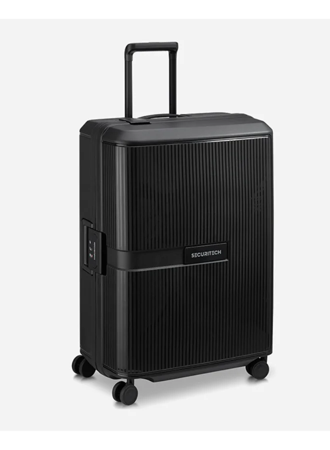 DELSEY Paris  Securitech Stone By Delsey Paris 70 Cm 4 Double Wheel Hardcase Check-In Luggage Trolley Case - Black  | Best Price UAE
