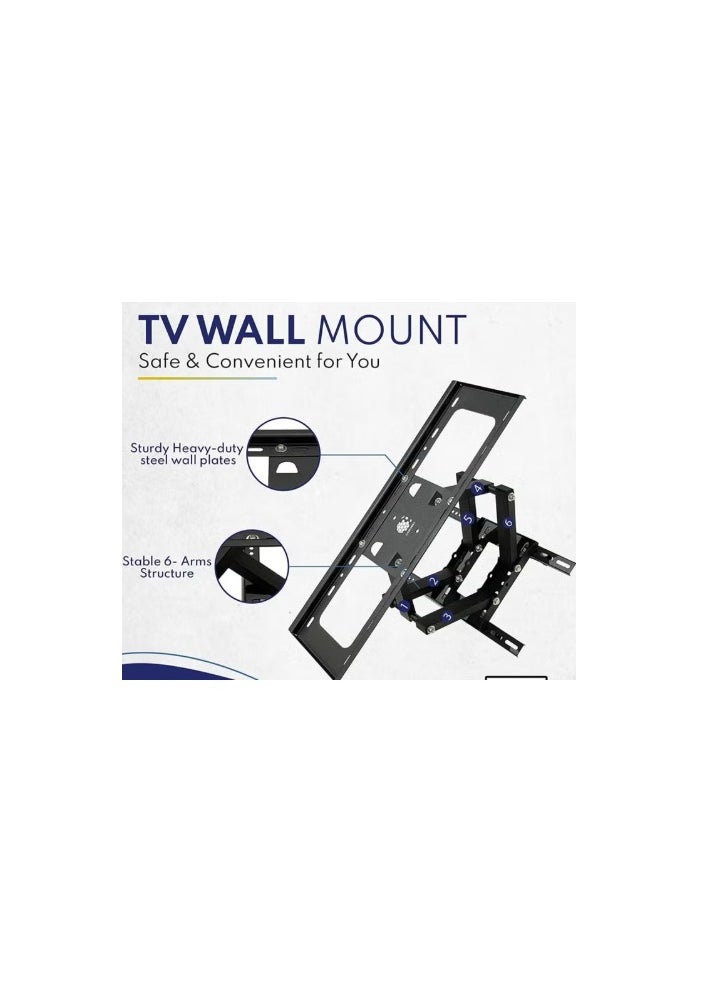 Generic - TV Wall Mount - TV Mount/TV Stand Wall Mount for 32,40,50,55,65, 75 To 85 Inch LED, Swivel TV Bracket with Dual Articulating Arms - Image 1