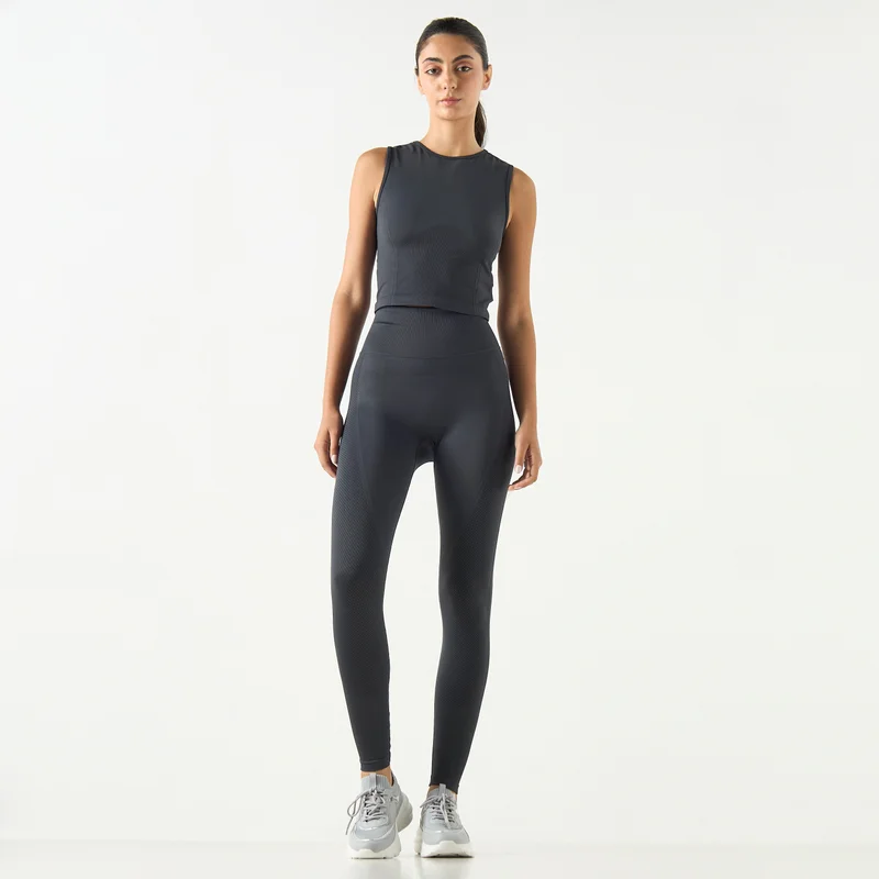 ADOT by Splash Cropped Tank Top with Racerback