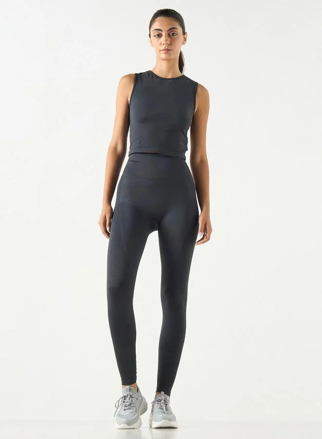 ADOT by Splash Cropped Tank Top with Racerback
