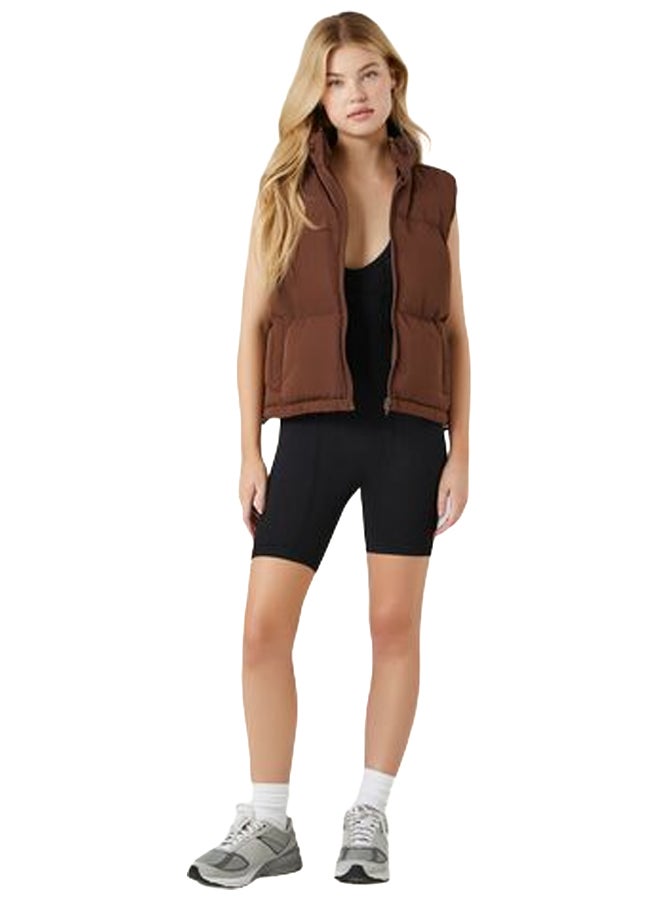 FOREVER 21 Zip-Up Puffer Vest  - Image 1