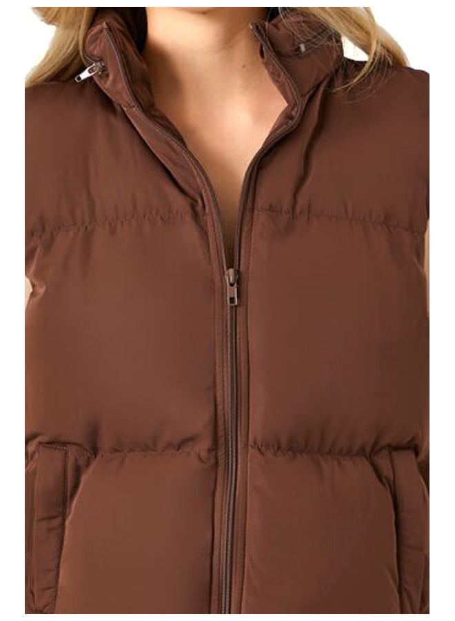FOREVER 21 Zip-Up Puffer Vest  - Image 5