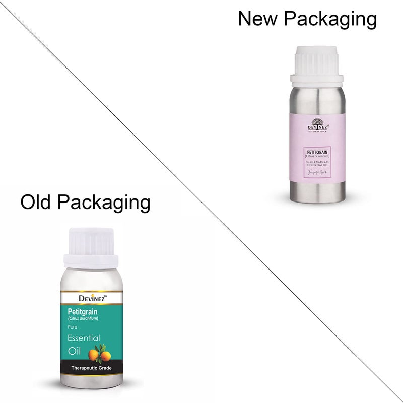 Devinez Petitgrain Essential Oil, 100% Pure, Natural & Undiluted, 250ml in Anodized Aluminum Bottle - Image 2