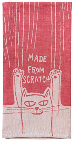 Blue Q Woven Novelty Dish Towel 100 Cotton Soft SuperAbsorbent Made from Scratch