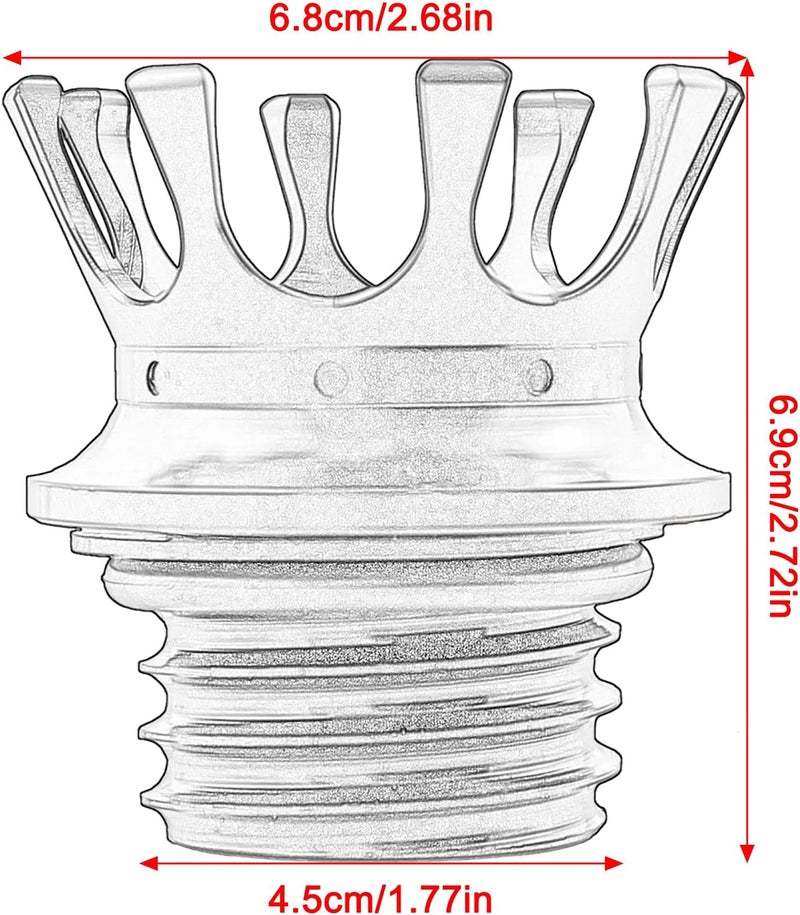 REWOLFNUS Crown Style Motorcycle Gas Cap Cover - Image 4