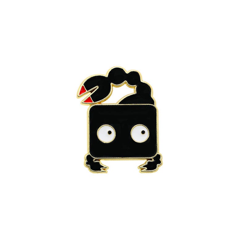 Twelve Constellation Cartoon Badge Cute Animal Shape Alloy Oil Dropping Metal Twelve Constellation Brooch Children'S Accessories - Image 1