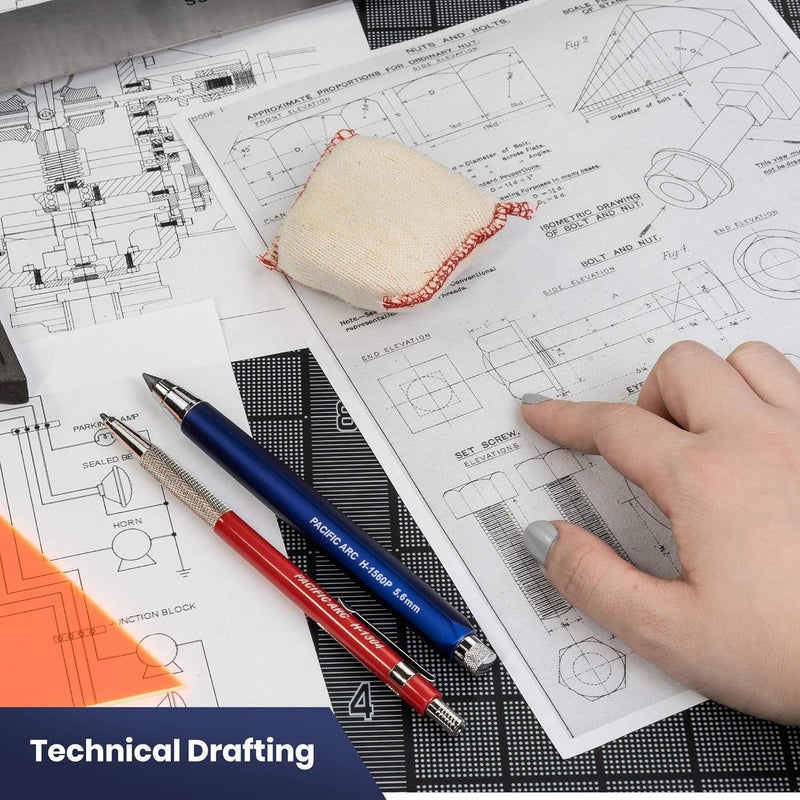 Pacific Arc Dry Cleaning Pads Small for Drafting, Art, Architecture, and Graphite - Image 5