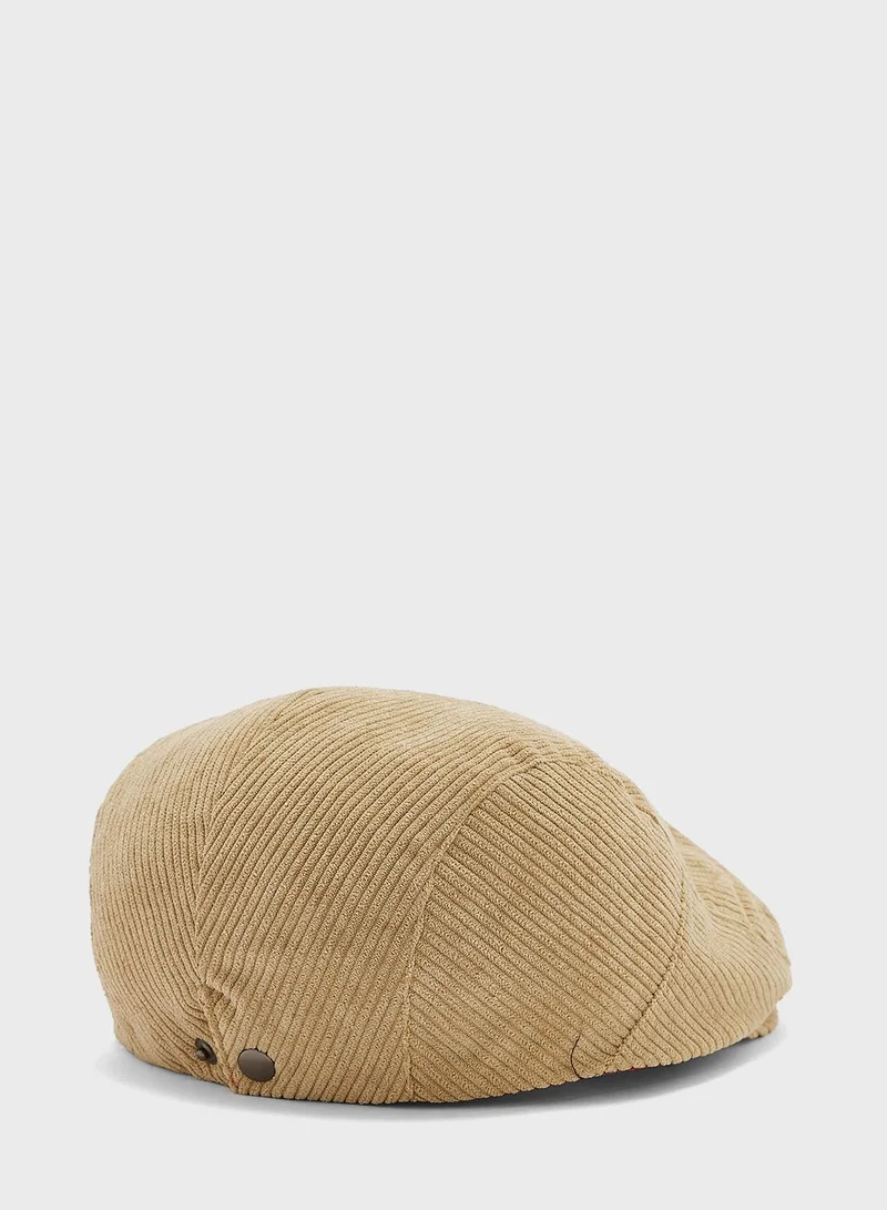 Robert Wood Corduroy  Flat Cap