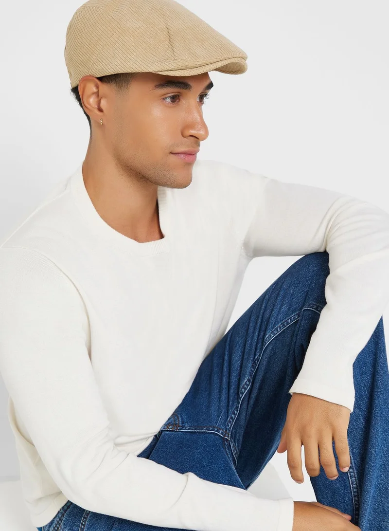 Robert Wood Corduroy  Flat Cap