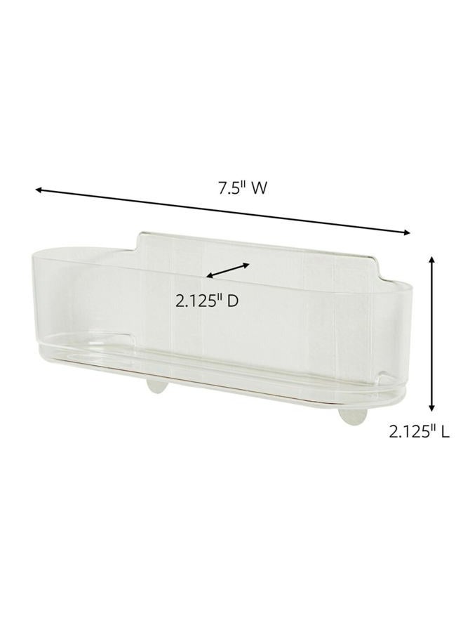 Command Medium Caddy, Holds up to 2 lb, 7.5" x 2.1" x 2.1", 1 Caddy with 4 Command Strips, Damage Free Organization Wall Mount to Cabinet, Kitchen, Pantry, Closet, or Under Sink - Image 2