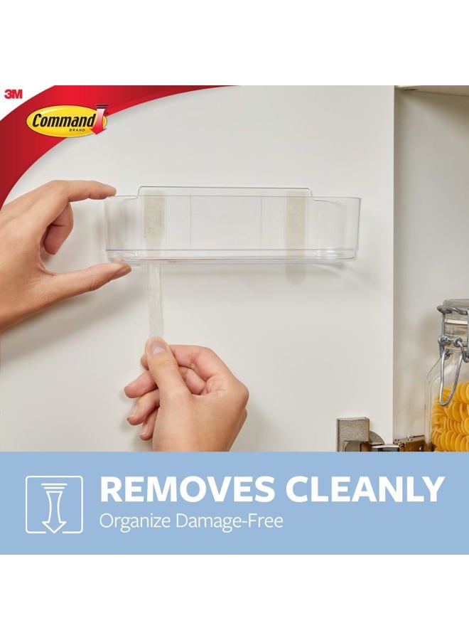 Command Medium Caddy, Holds up to 2 lb, 7.5" x 2.1" x 2.1", 1 Caddy with 4 Command Strips, Damage Free Organization Wall Mount to Cabinet, Kitchen, Pantry, Closet, or Under Sink - Image 5