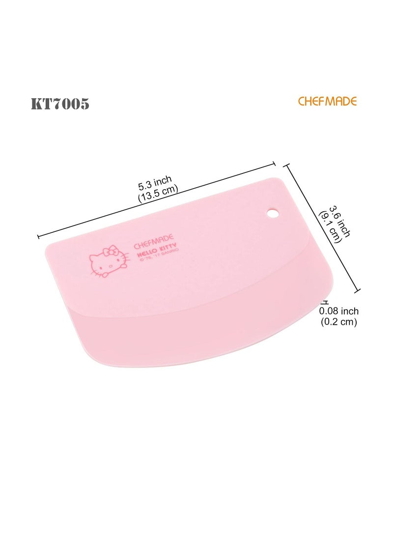 chefmade Hello Kitty Dough Scraper 5.3 Inch Bowl Scraper - Image 2