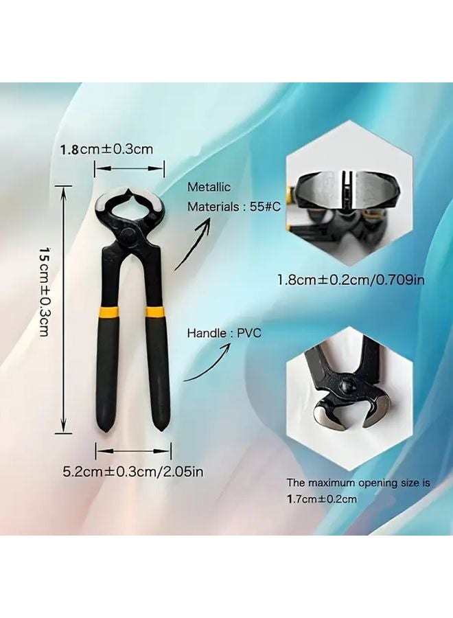 200 ملم كماشة متعددة الوظائف عالية الجودة من فولاذ 45 مريحة في القبضة لسحب المسامير في النجارة وربط الأسلاك ومشاريع DIY - Image 3