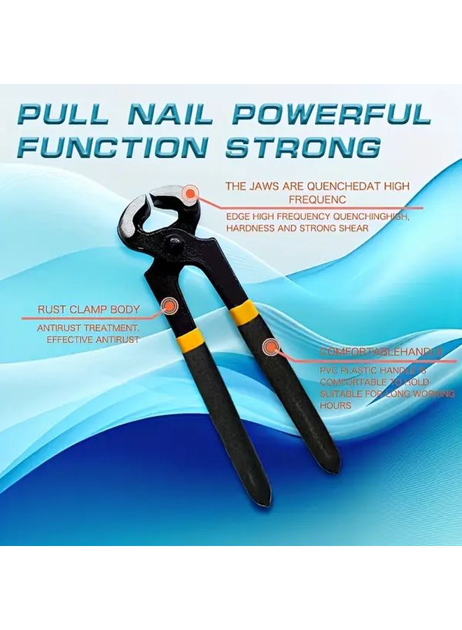 200 ملم كماشة متعددة الوظائف عالية الجودة من فولاذ 45 مريحة في القبضة لسحب المسامير في النجارة وربط الأسلاك ومشاريع DIY - Image 2