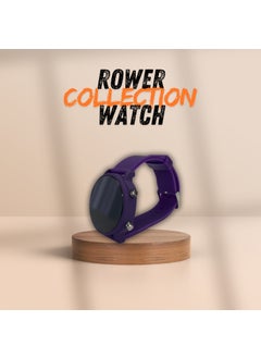 ROWER Women's and Men's Silicone Strap Water Resistant Wristwatch  - Image 2
