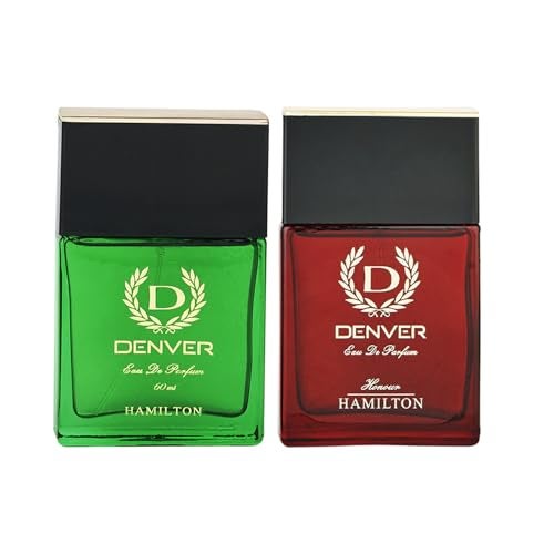 DENVER Hamilton & Honour Perfume For Men - 60ML Each, Pack Of 2| Long Lasting Perfume Body Scent For Men - Image 1
