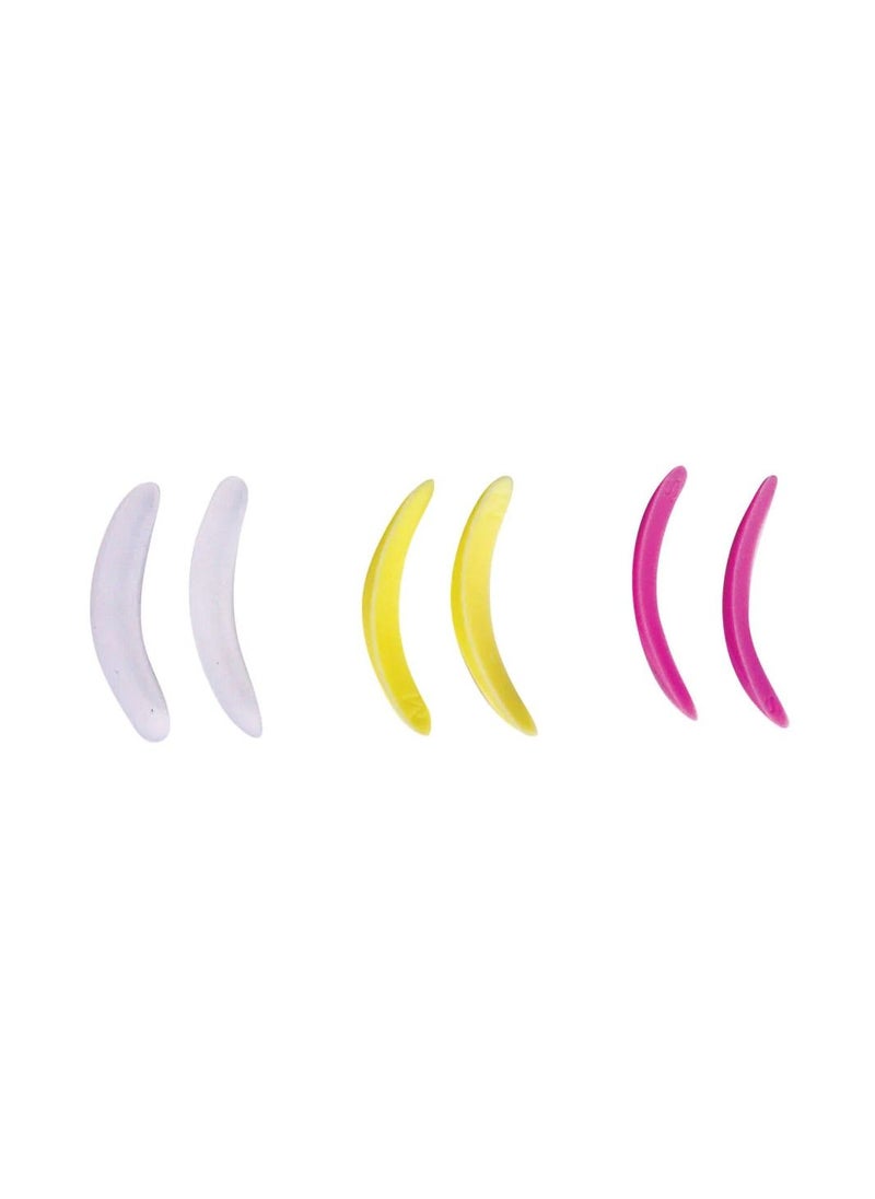 Eyelash Silicone Pads | Soft and Comfortable Eye Lash Perm Pads | Easy to Use Eyelash Lifting Silicone Pad with 3 Different Sizes 6pcs