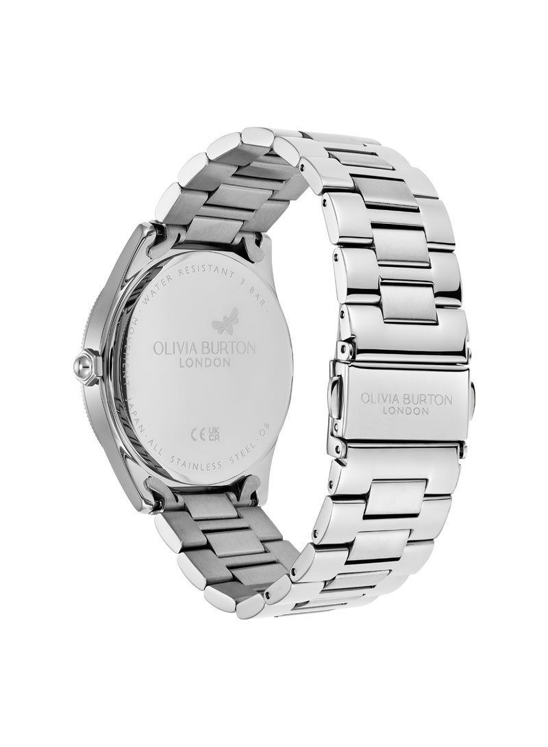 OLIVIA BURTON ROUND ANALOG WOMEN'S NUDE CASE WATCH - 24000177 - Image 5