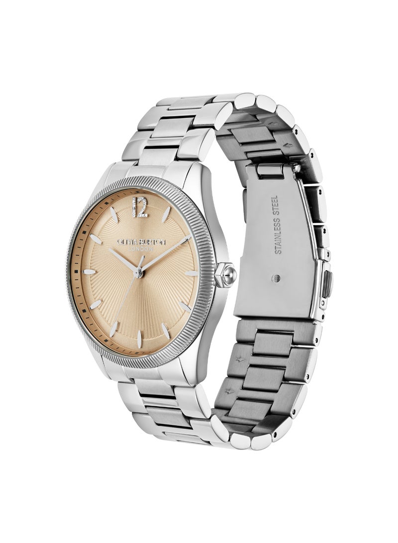 OLIVIA BURTON ROUND ANALOG WOMEN'S NUDE CASE WATCH - 24000177 - Image 2