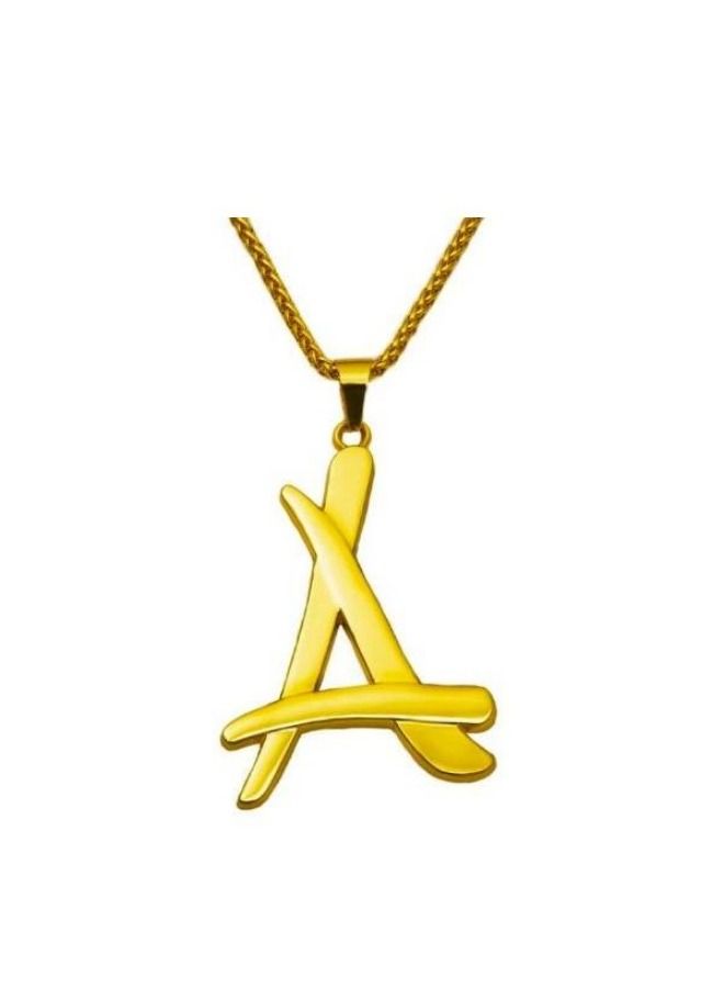 قلادة معلق من سبيكة مطلية بالذهب عيار 18 - Image 3