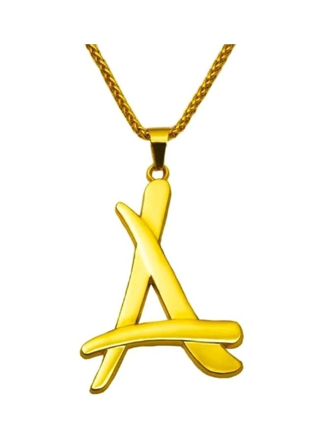 قلادة معلق من سبيكة مطلية بالذهب عيار 18 - Image 1