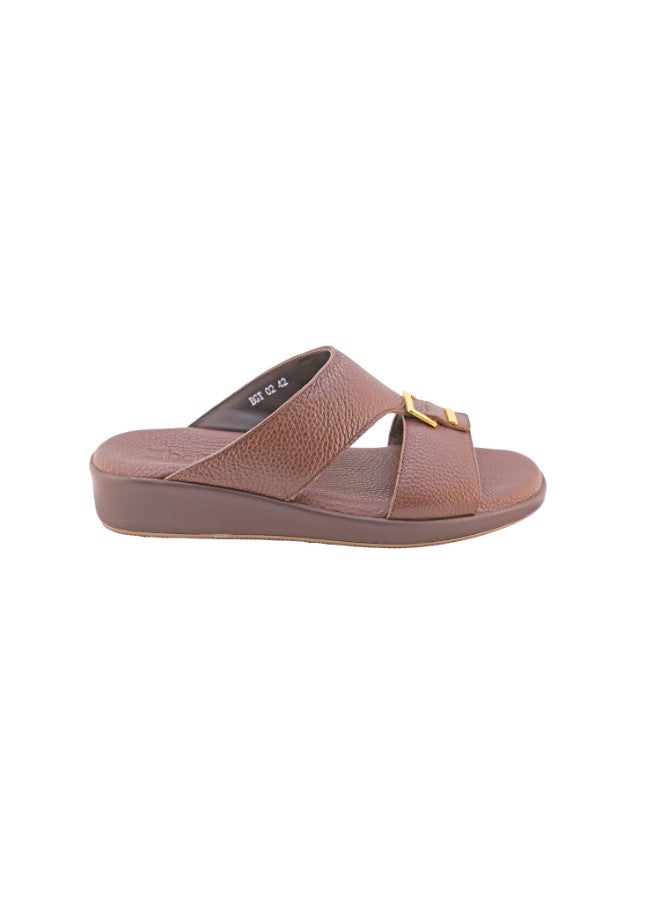 barjeel uno 008-3072 Barjeel Uno Boys Arabic Sandals BBGT 02 Brown - Image 3