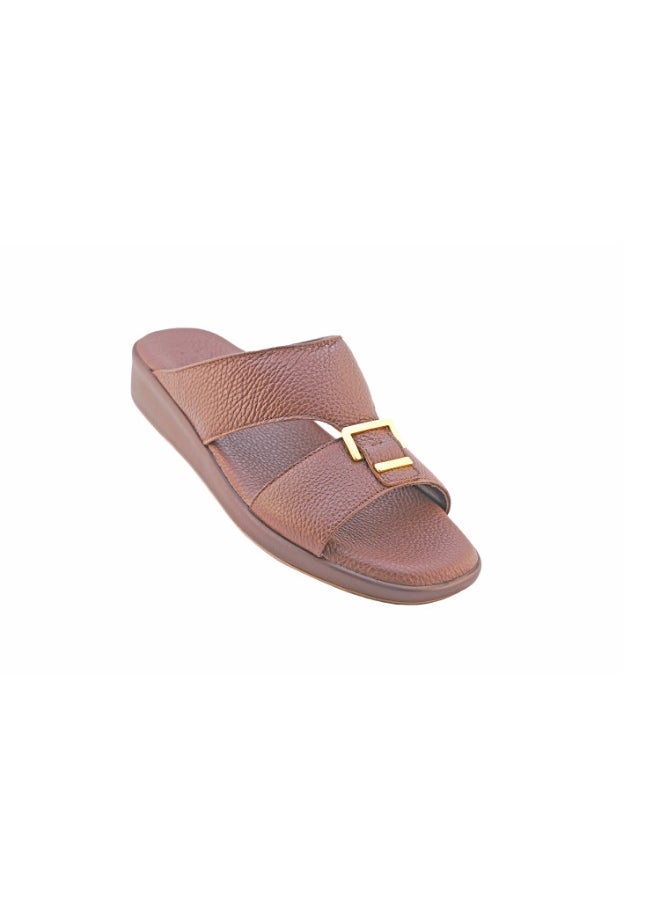 barjeel uno 008-3072 Barjeel Uno Boys Arabic Sandals BBGT 02 Brown - Image 1