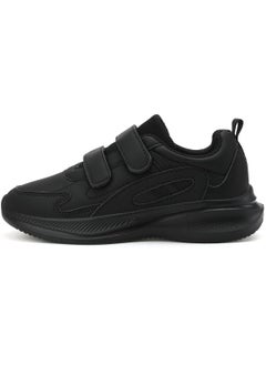 Sky View Boys Girls Sneakers Hook and Loop Kids Sports Shoes Unisex Lightweight Breathable Athletic Running Tennis Fitness School Shoes for Toddler/Little Kid/Big Kid Black  - Image 2