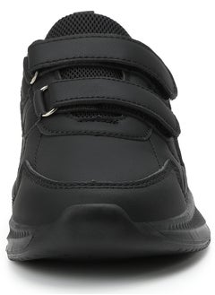 Sky View Boys Girls Sneakers Hook and Loop Kids Sports Shoes Unisex Lightweight Breathable Athletic Running Tennis Fitness School Shoes for Toddler/Little Kid/Big Kid Black  - Image 3
