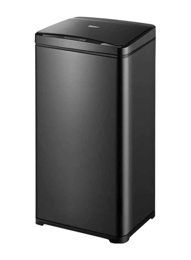Zaboon Tech 13 Gallon 50 L Stainless Steel Automatic Smart Waste Bin Touchless Sensor Trash Can For Restaurants And Industrial Settings 13 Gallon 50 Litres Black - Image 1
