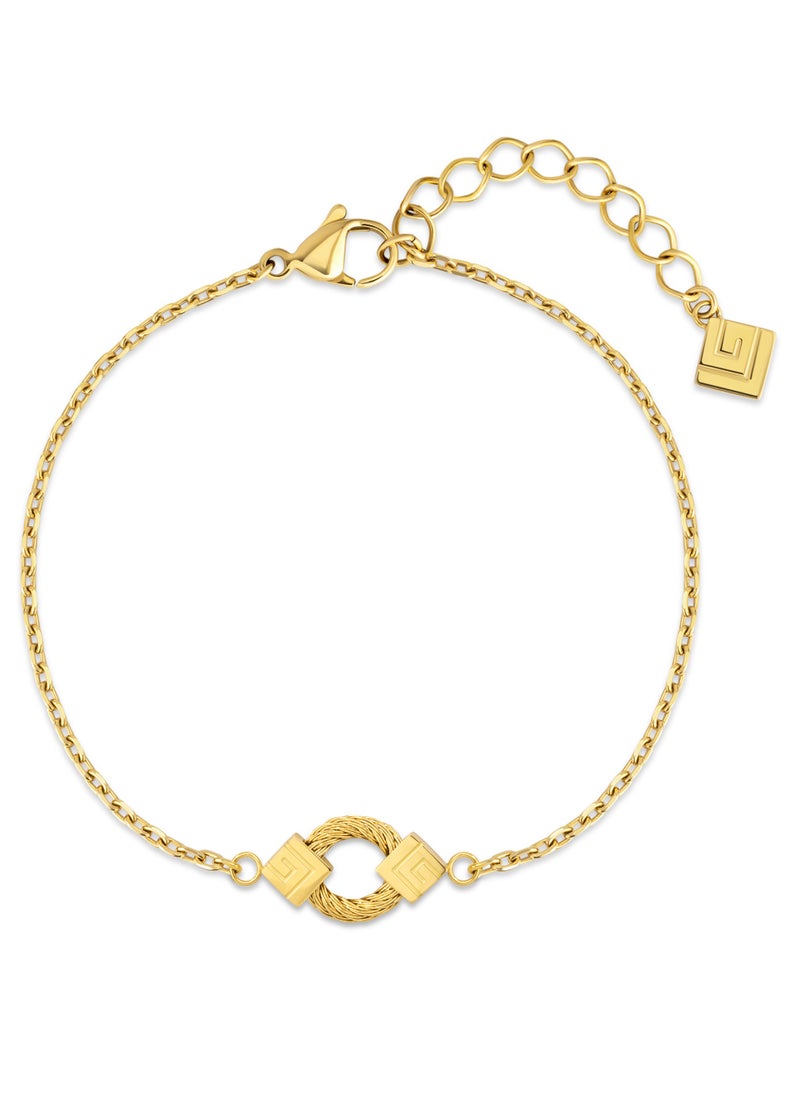 Guy Laroche Tina Gold Plated Bracelet for Women with Crystals  - Image 2