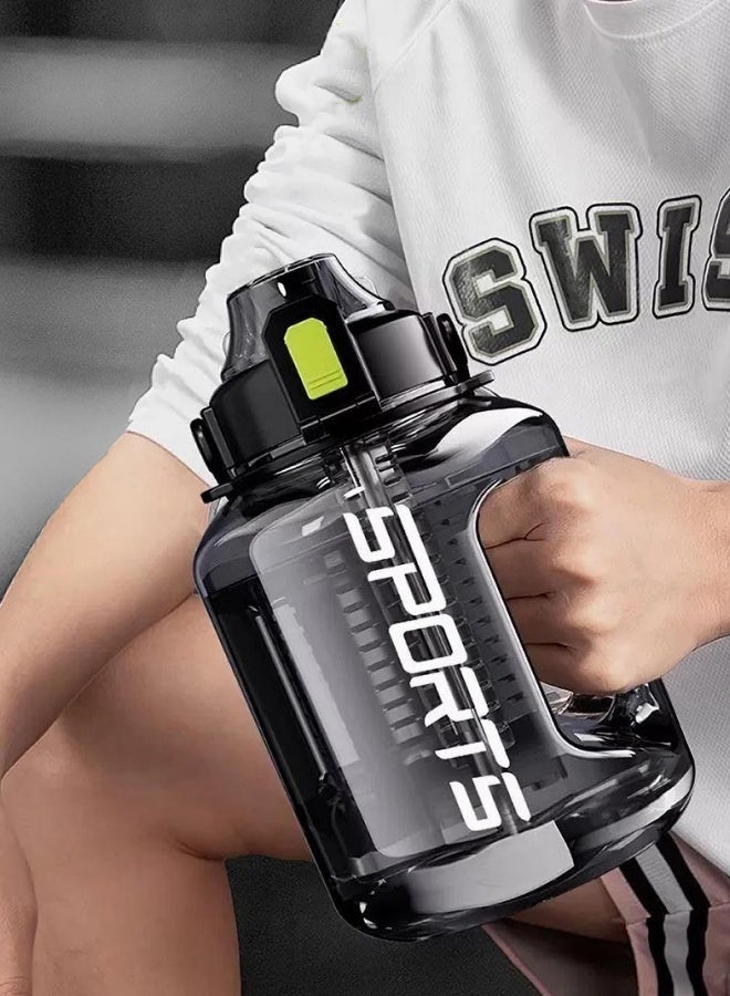 Large Sports Water Bottle – Shatter-Resistant & Heat-Tolerant, Fitness & Outdoor Water Jug, Polycarbonate Material, Practical Design - Image 2