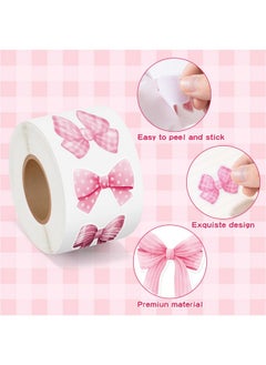 Pink Bows Sticker Roll - 1000Pcs Coquette Pink Bows Stickers In 2 Rolls Waterproof Vinyl Girly Bows Aesthetic Decal For Gift Laptop Bottle Scrapbooking Luggage Computer Envelope Decor For Kids - pzsku/ZC0B4A2B2C34F72580566Z/45/_/1732786782/1406950d-10c9-4c61-9fa9-b0a916bf9ee7