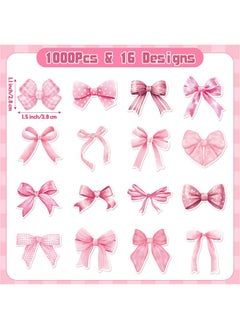 Pink Bows Sticker Roll - 1000Pcs Coquette Pink Bows Stickers In 2 Rolls Waterproof Vinyl Girly Bows Aesthetic Decal For Gift Laptop Bottle Scrapbooking Luggage Computer Envelope Decor For Kids - pzsku/ZC0B4A2B2C34F72580566Z/45/_/1732786783/47e448b0-4352-41e1-a943-0be8c06aa38a