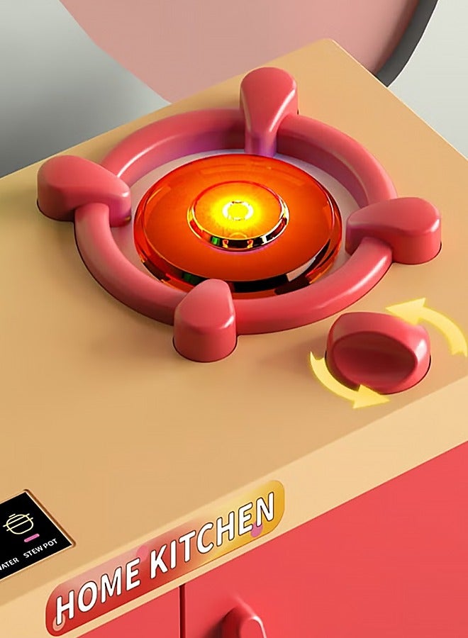 70 Pcs Kitchen Pretend Play Toy Set, Role Play Cookware Toy Games, Kitchen Accessories Toys Sets With Pots And Pans, Cooking Playset Accessories, Learning Gift Cooking Toy Set For Boys Girls Kids - Image 5