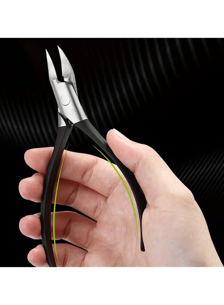 ORiTi Professional Nail Scissors Plier Stainless Steel Cuticle Nipper Dead Skin Remover Toenail Clipper Manicure Tools COLOR GOLD - Image 5