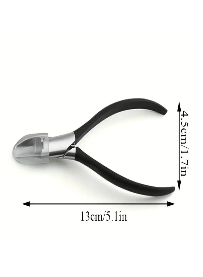 ORiTi Professional Nail Scissors Plier Stainless Steel Cuticle Nipper Dead Skin Remover Toenail Clipper Manicure Tools COLOR GOLD - Image 3