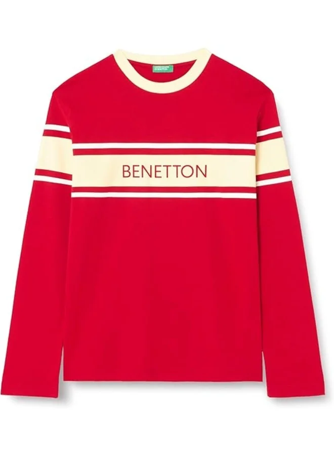 UNITED COLORS OF BENETTON Oversized Fit Crew Neck T-Shirt