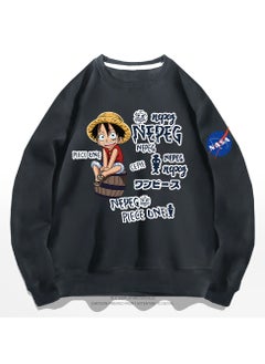 KUYING New One Piece Casual Loose Round Neck Hoodie  - Image 1