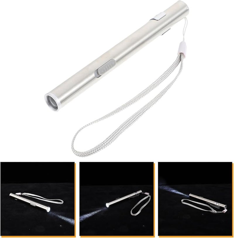Medical Pen Light Portable USB Rechargeable LED Flashlight with Pupil Gauge for Doctors Nurses Home Emergency Use - Image 4