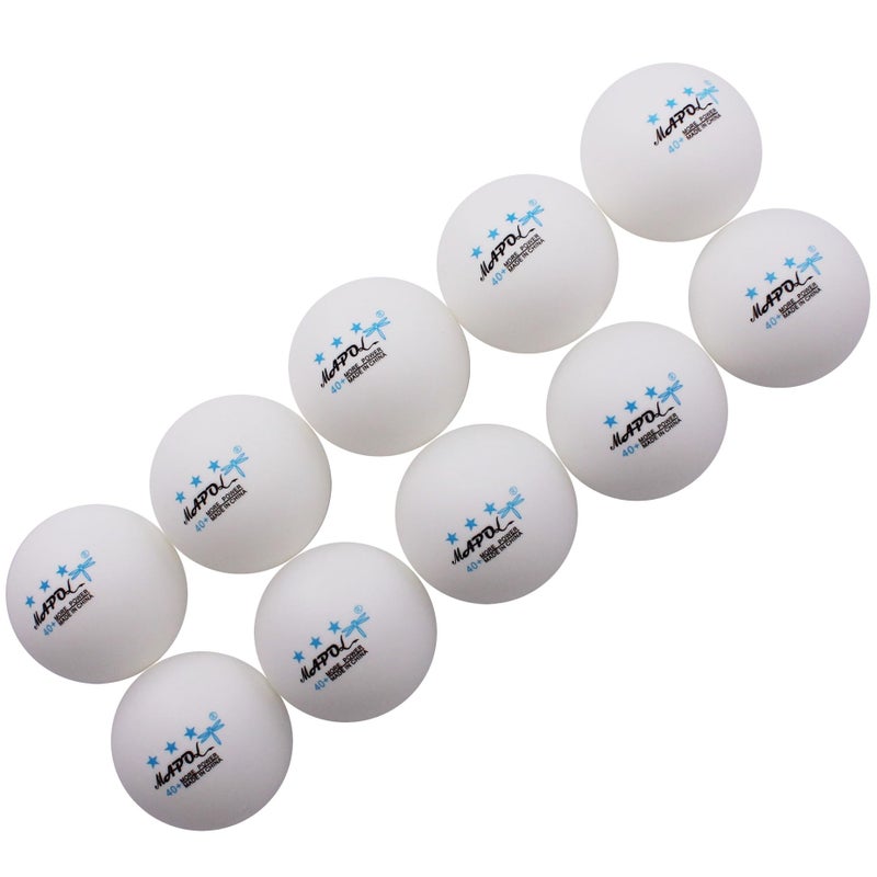 MAPOL 100 Pack White 3-Star Table Tennis Balls Advanced Training Ping Pong Ball - Image 5
